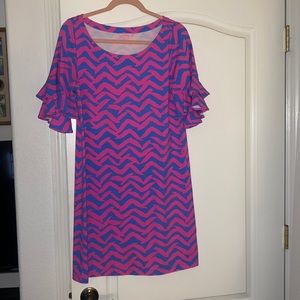 Lilly pulitzer lula dress, in “I Got Lucky” pattern medium